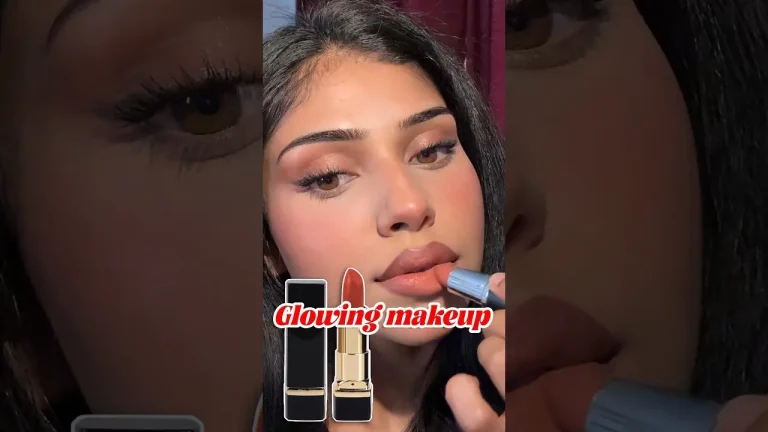 natural glowing makeup