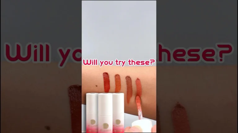 try the lip gloss color video